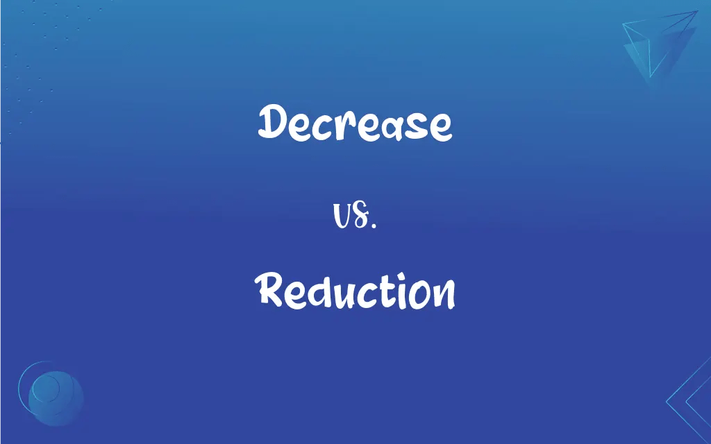 Decrease vs. Reduction What’s the Difference?
