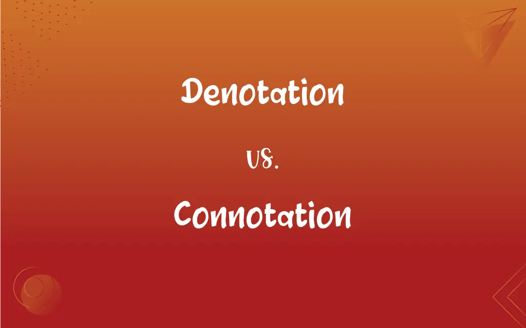 Denotation vs. Connotation What’s the Difference?