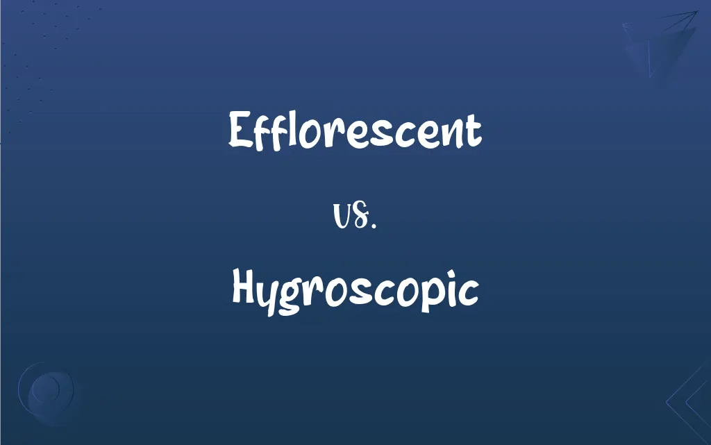Efflorescent vs. Hygroscopic What’s the Difference?