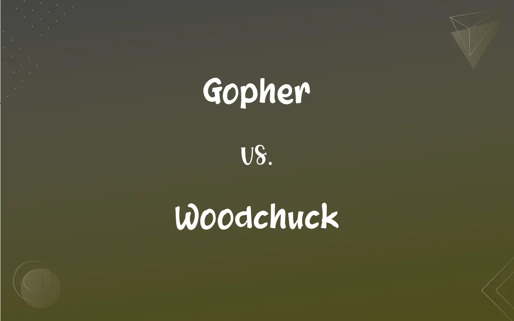 Gopher vs. Woodchuck What’s the Difference?