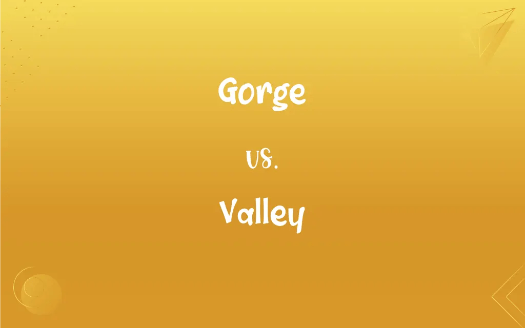 vs. Valley What’s the Difference?