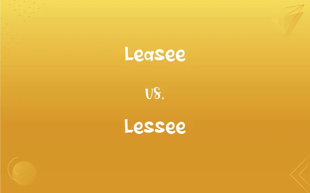 Leasee vs. Lessee Mastering the Correct Spelling