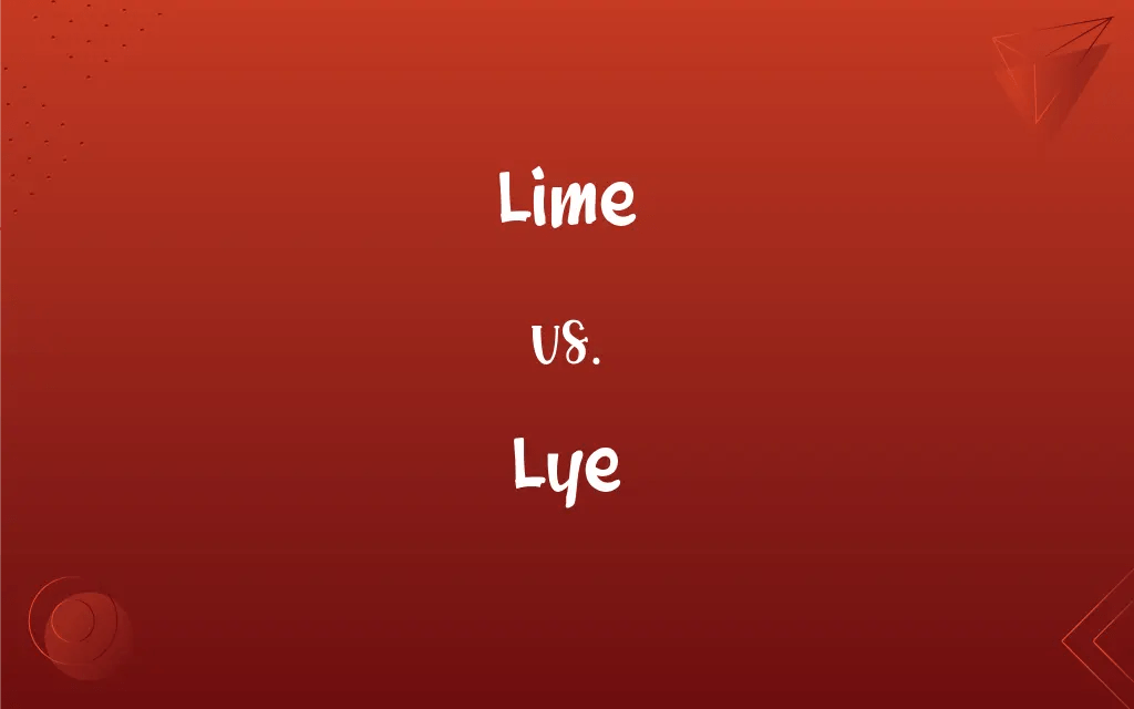 Lime vs. Lye What’s the Difference?
