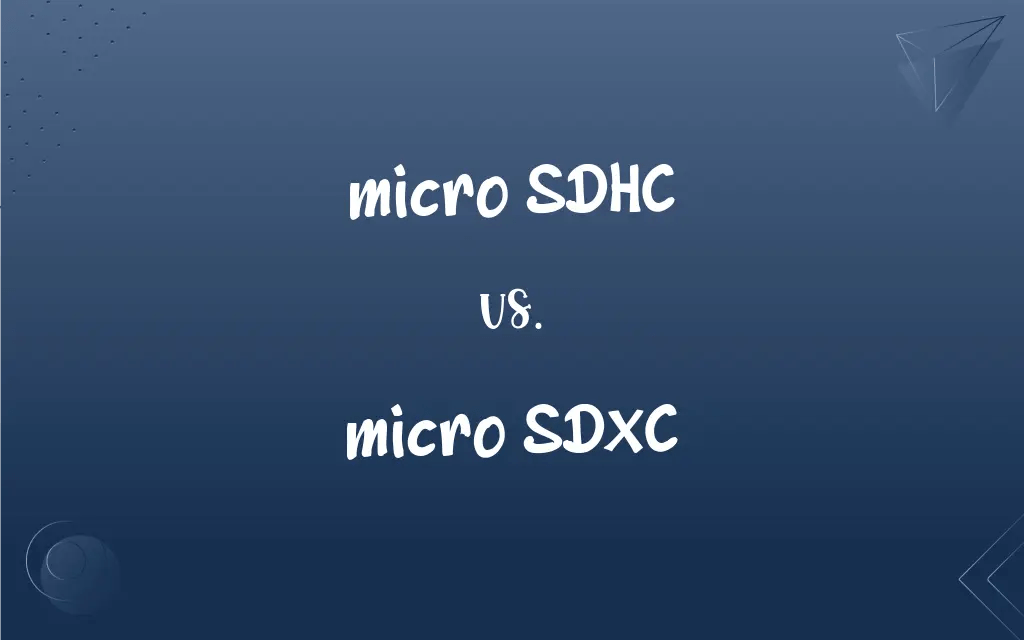 micro SDHC vs. micro SDXC What’s the Difference?