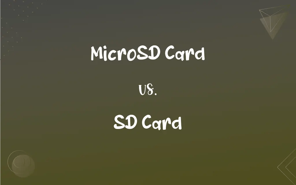 MicroSD Card vs. SD Card What’s the Difference?