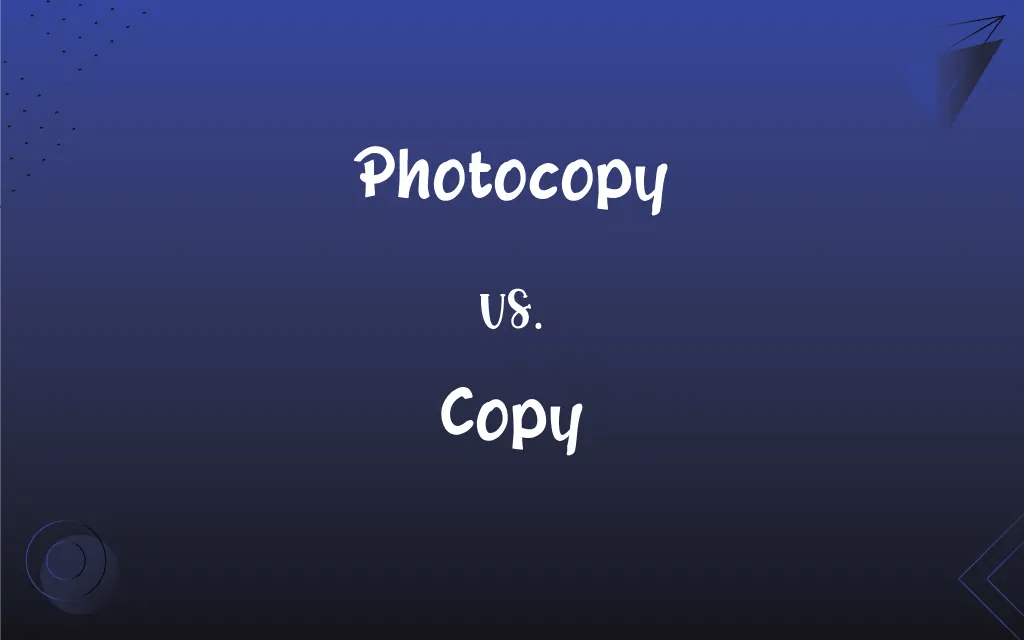 Photocopy vs. Copy What’s the Difference?