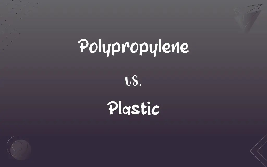 Polypropylene vs. Plastic What’s the Difference?