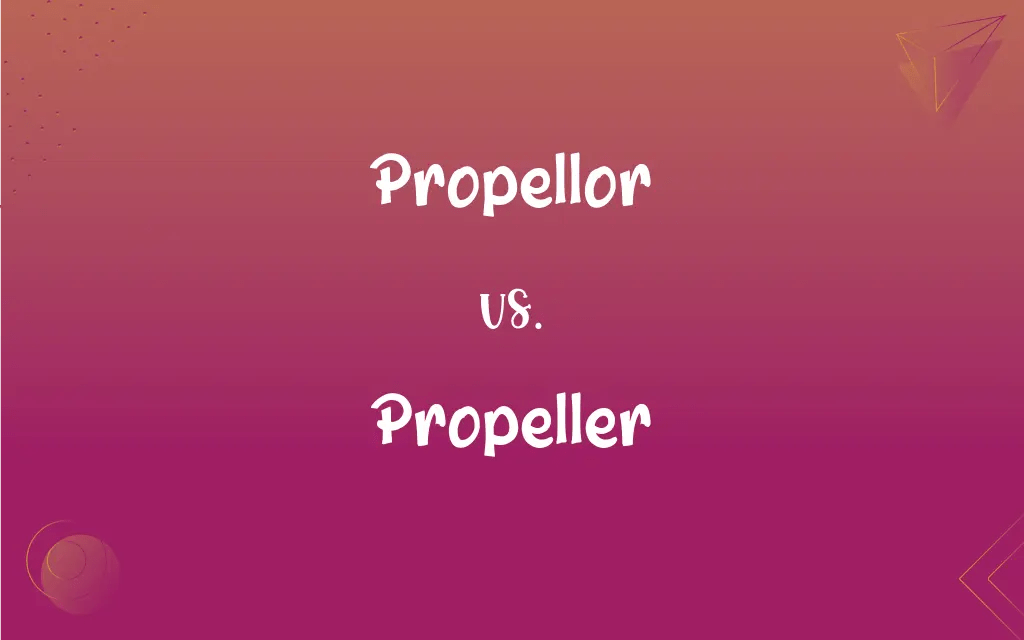 Propellor vs. Propeller Mastering the Correct Spelling