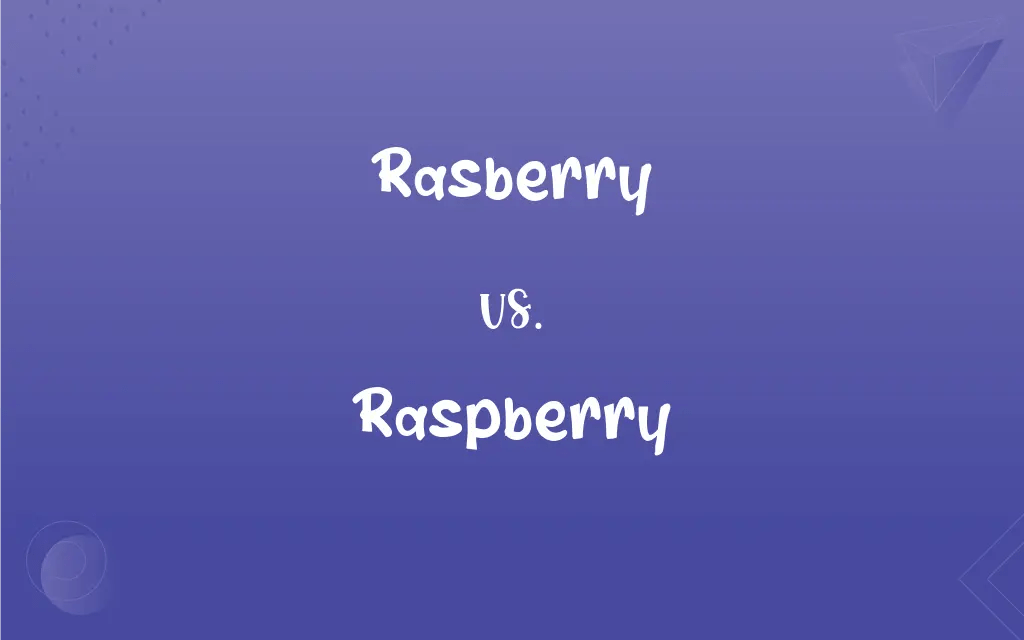 Rasberry vs. Raspberry Mastering the Correct Spelling