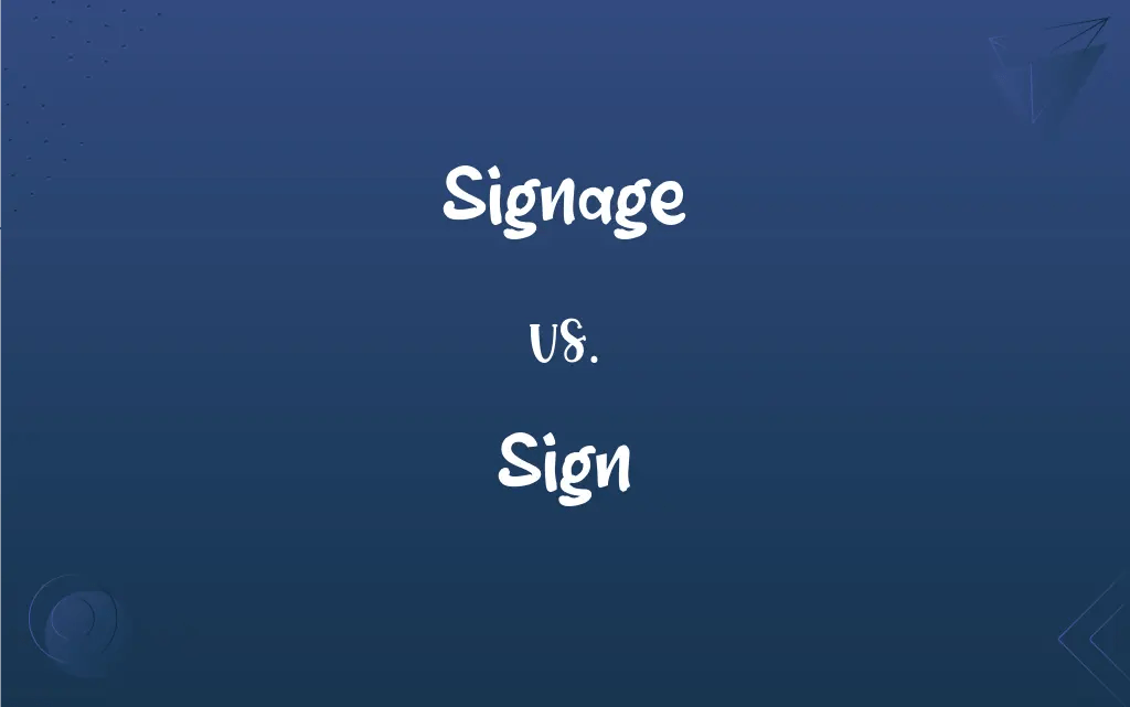 Signage vs. Sign What’s the Difference?