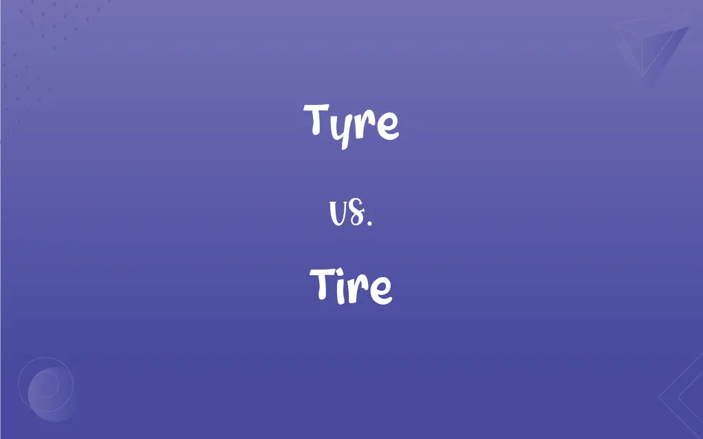 Tyre vs. Tire Mastering the Correct Spelling
