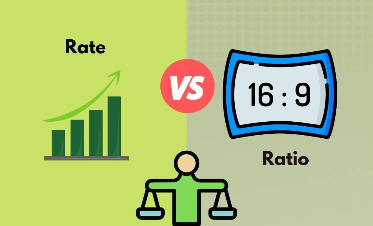 Rate vs. Ratio What's The Difference (With Table)