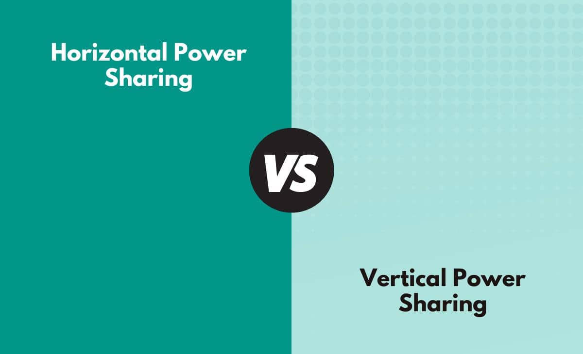 Horizontal Power Sharing vs. Vertical Power Sharing What's the