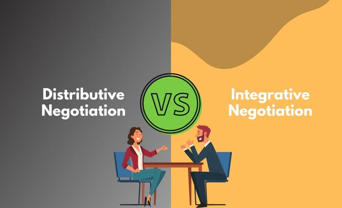 Distributive Negotiation vs Integrative Negotiation What's the