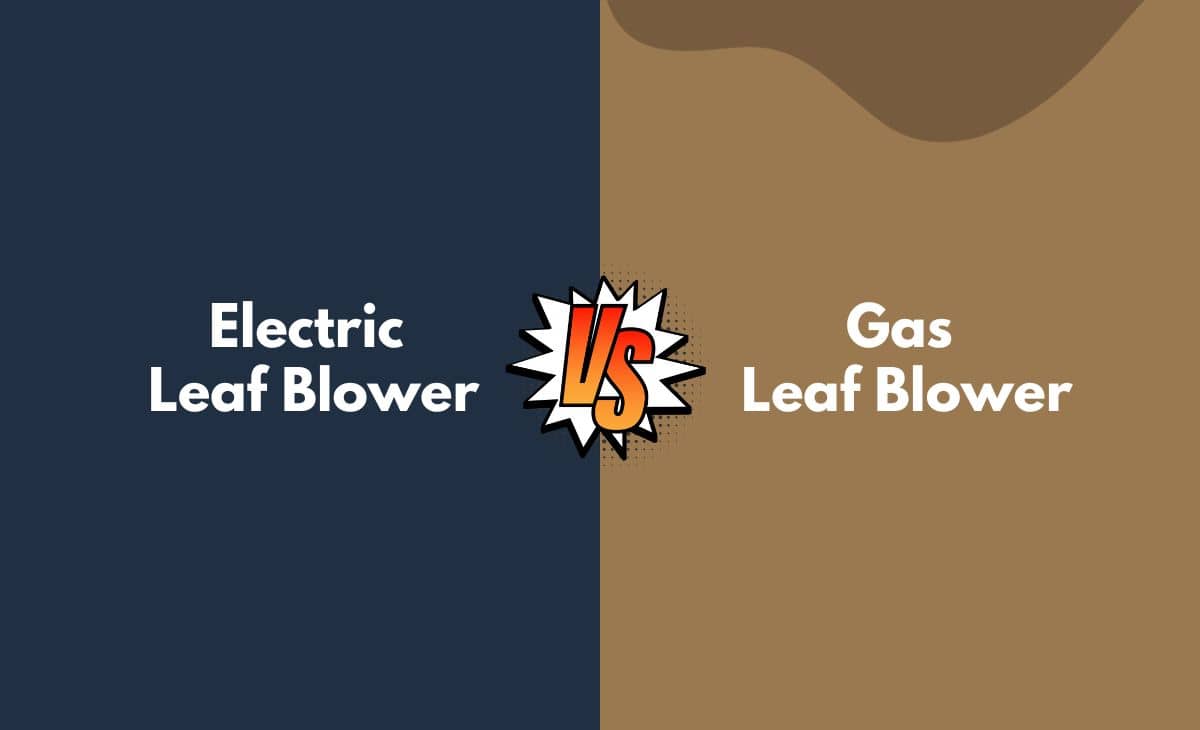 Electric vs. Gas Leaf Blowers What's the Difference (With Table)