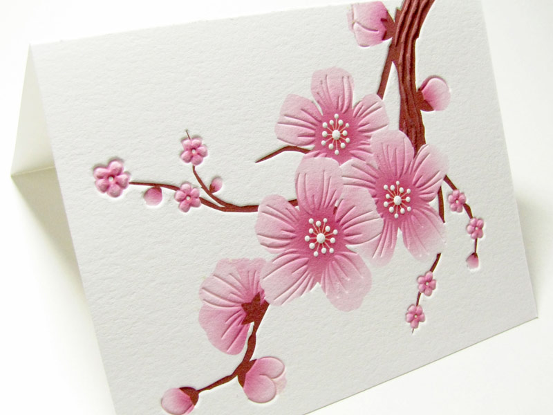 Cherry blossom cards Digby & Rose Digby & Rose Invitations DC