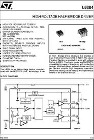 L6384 datasheet - High-voltage Half Bridge Driver