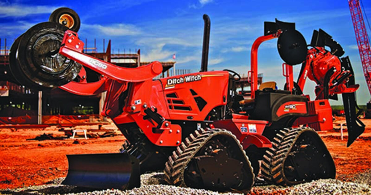 Tracked Trenchers Ditch Witch RT80 Quad Dig Different