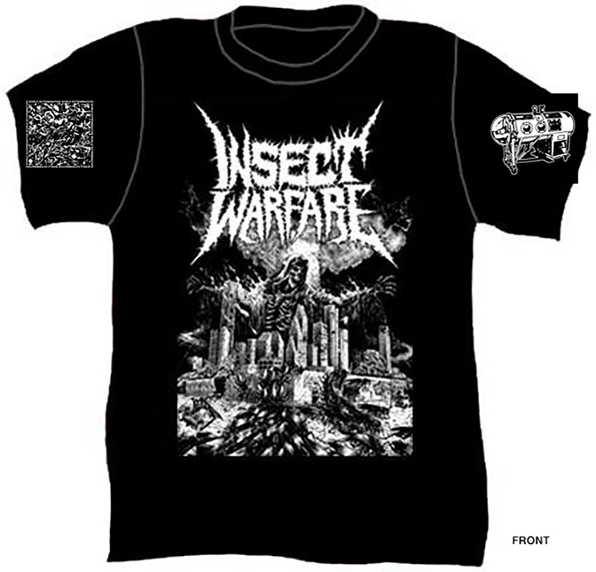 INSECT WARFARE / World extermination (tshirt) Iron lung record shop