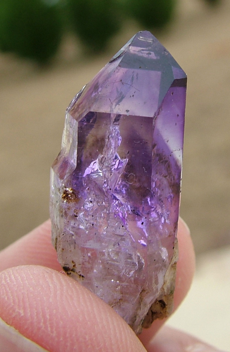 Namibi amethyst crystals