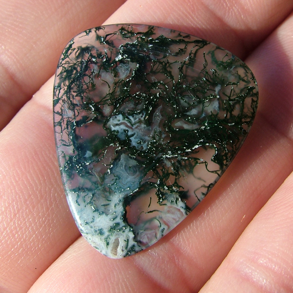Custom Made Gem Stone Guitar Picks for sale