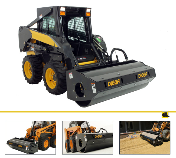 Vibratory Roller for Skid Steer Loaders and Track Loaders