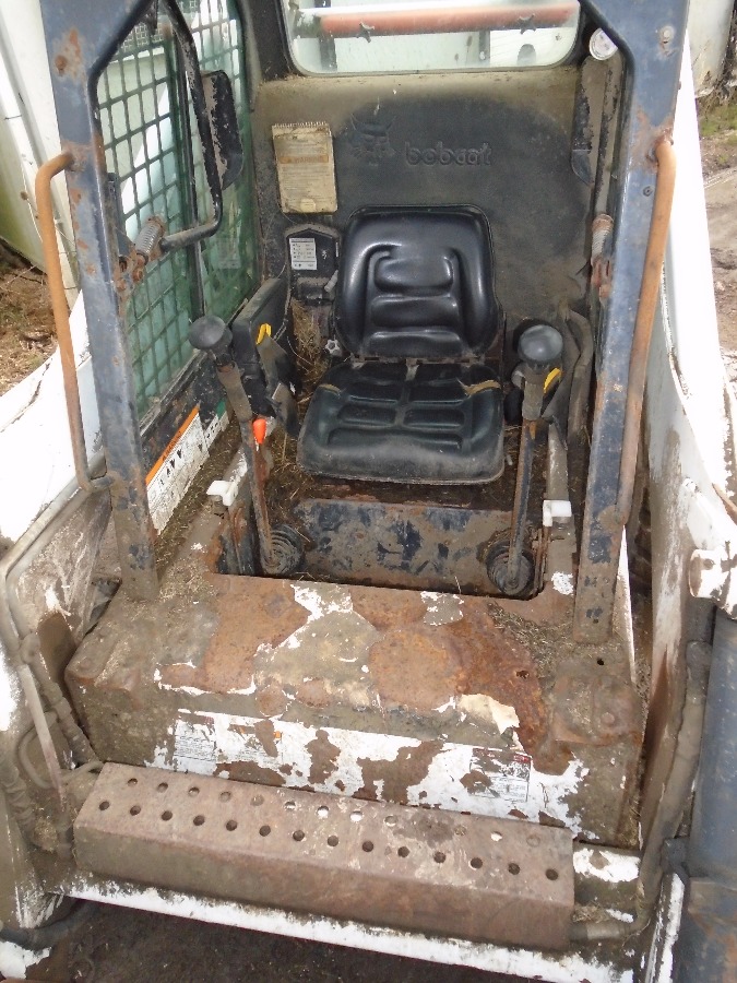 Digger Bidder BOBCAT 873 SKID STEER LOADER KUBOTA ENGINE