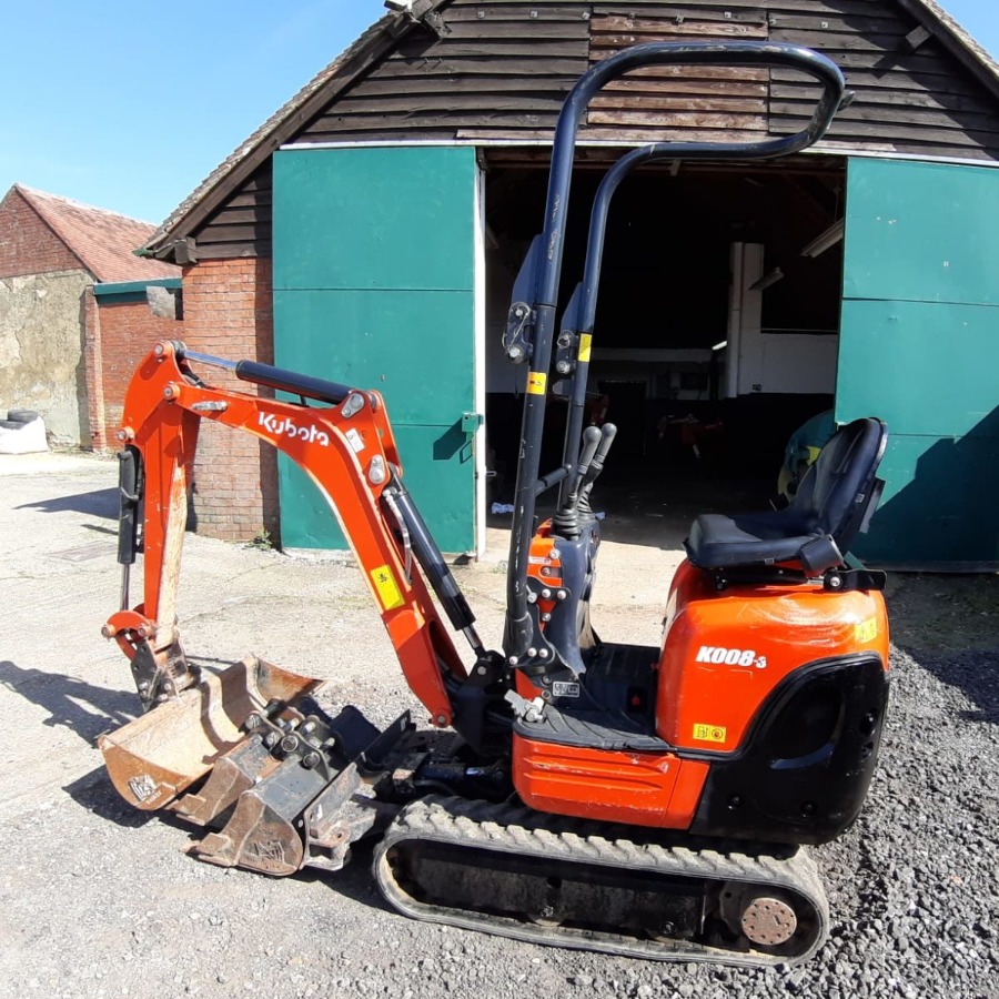 Digger Bidder 2018 Kubota K0083 micro digger