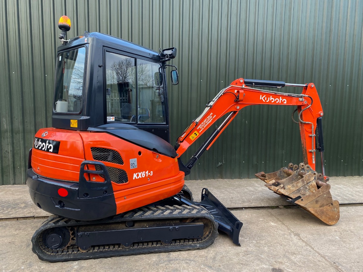 Digger Bidder KUBOTA KX613, 2.6 TONNE MINI DIGGER EXCAVATOR