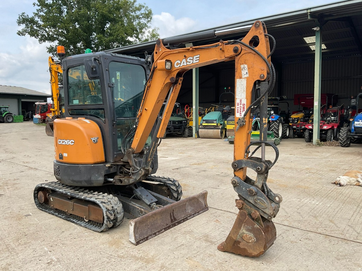 Digger Bidder 2017 Case CX26C mini digger