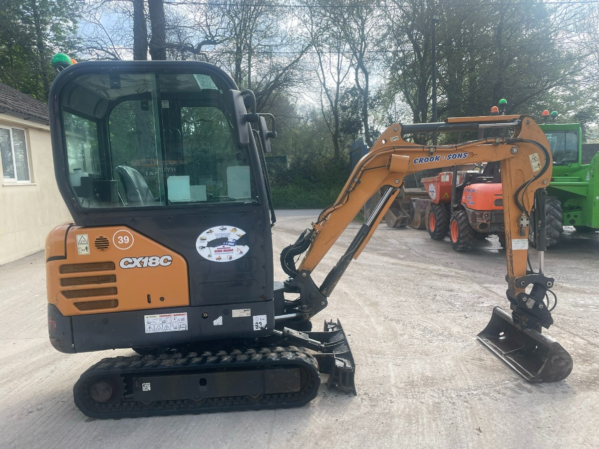Digger Bidder 2018 Case CX18C mini digger
