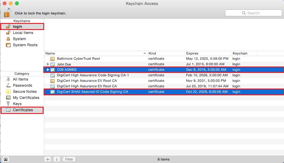 (Mac) Exporting Code Signing Certificate