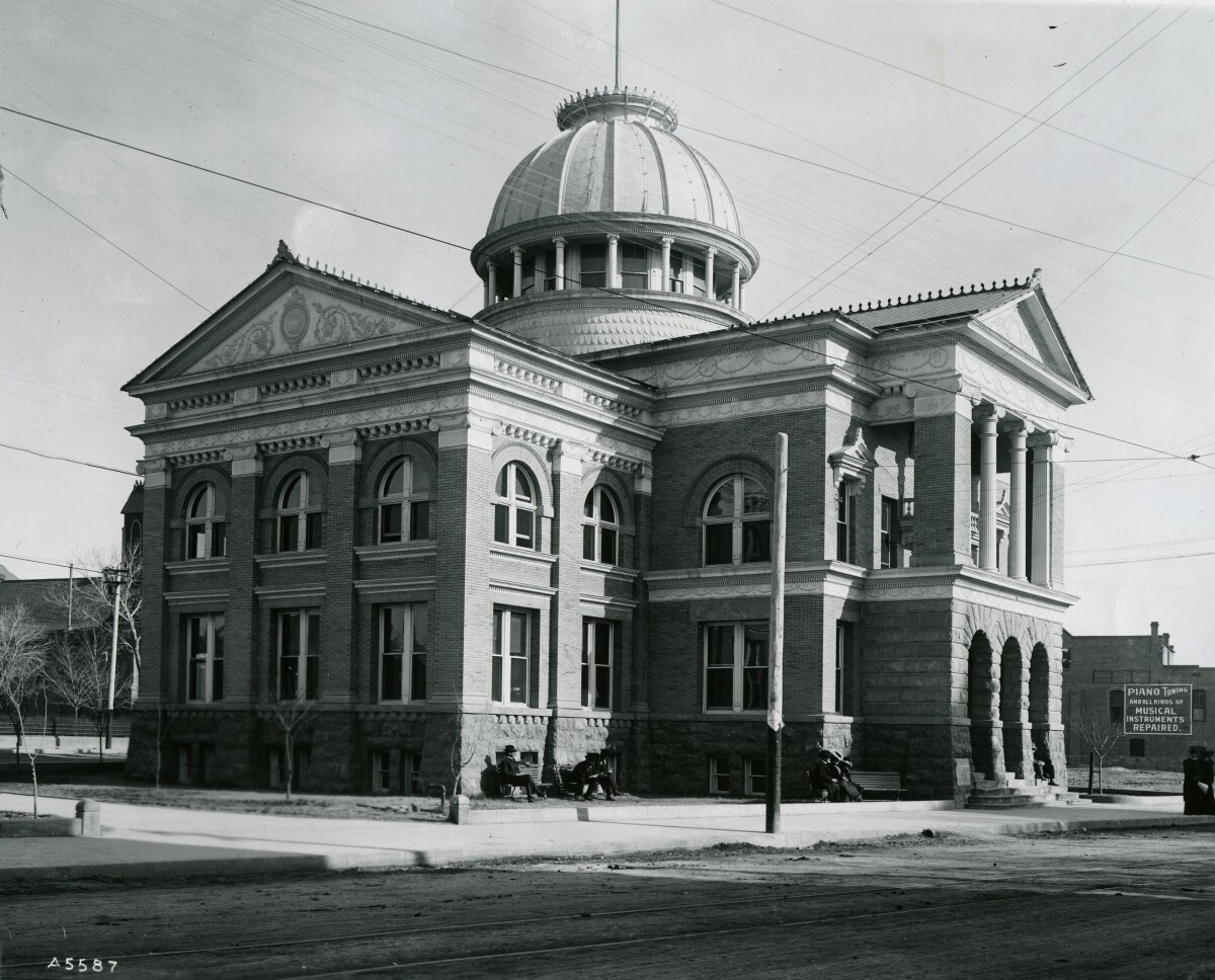 City Hall circa 1915, El Paso, Texas wall
