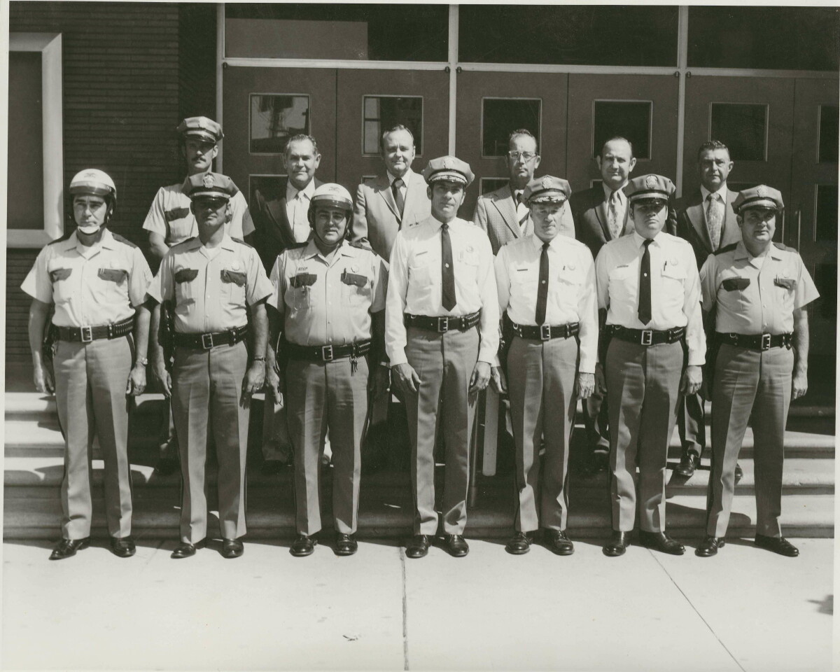 El Paso Police Command Staff 1975 wall