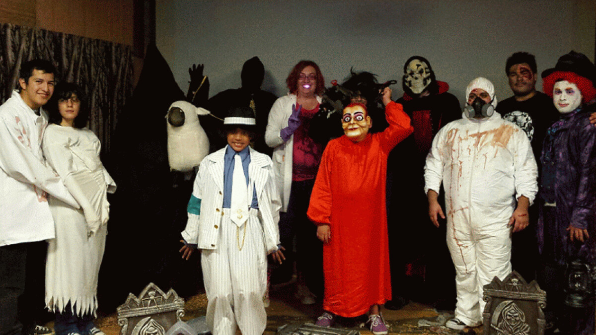 Haunted House Cast El Paso, Texas wall