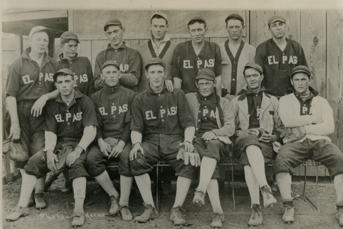 El Paso Baseball Team wall