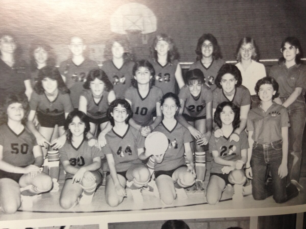 Eastwood Knolls Girls Basketball, El Paso TX, 1966 wall
