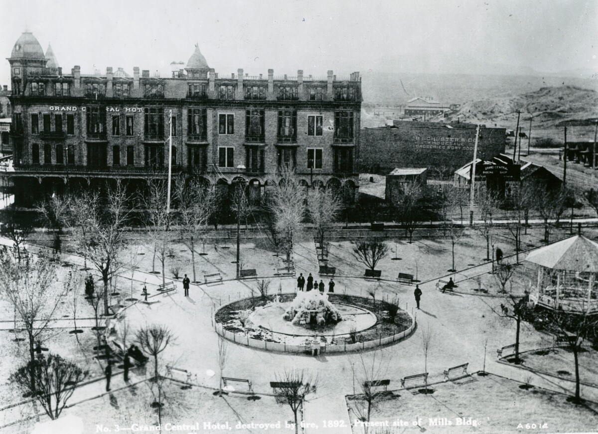 Grand Central Hotel El Paso, Texas wall