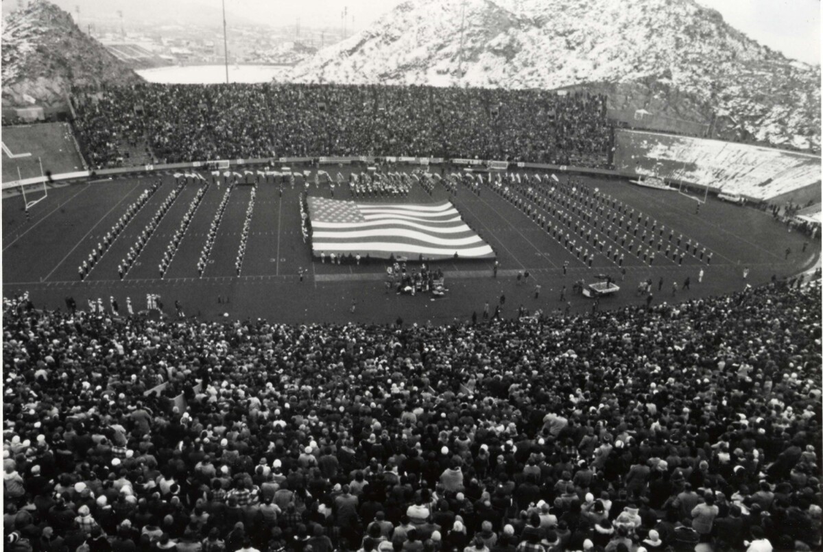 Sun Bowl Stadium wall