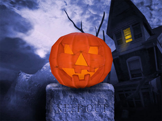 Scary Halloween 3D Screensaver Download Animated 3D.