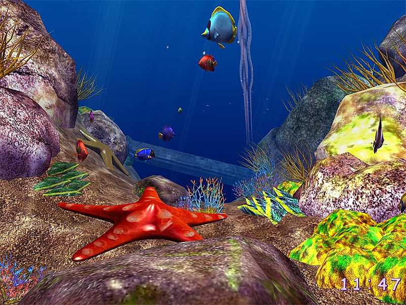 Peces del Océano en 3D Salvapantallas Descargar