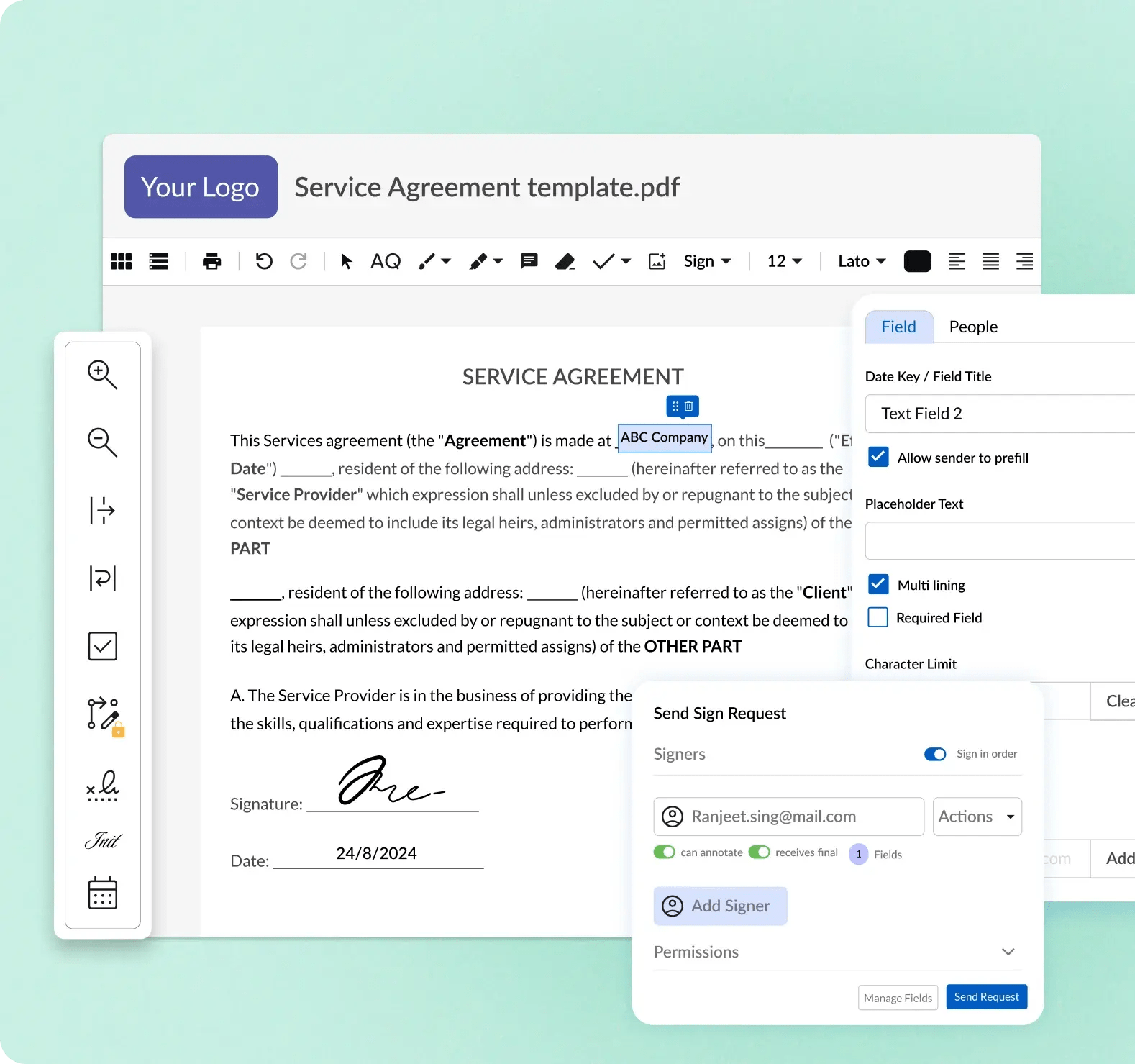 Aadhaar eSign eKYC NACH Digio