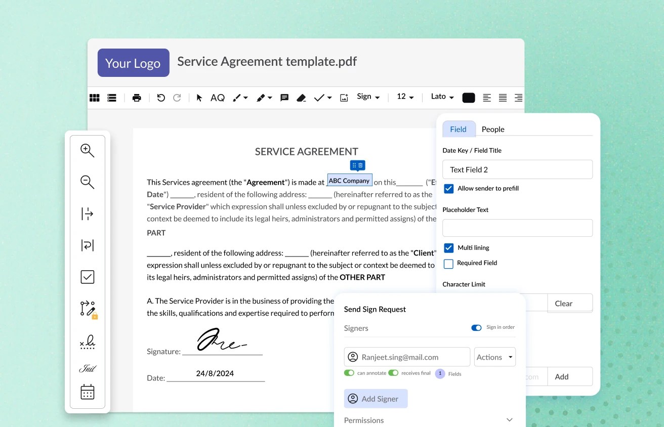 Aadhaar eSign eKYC NACH Digio