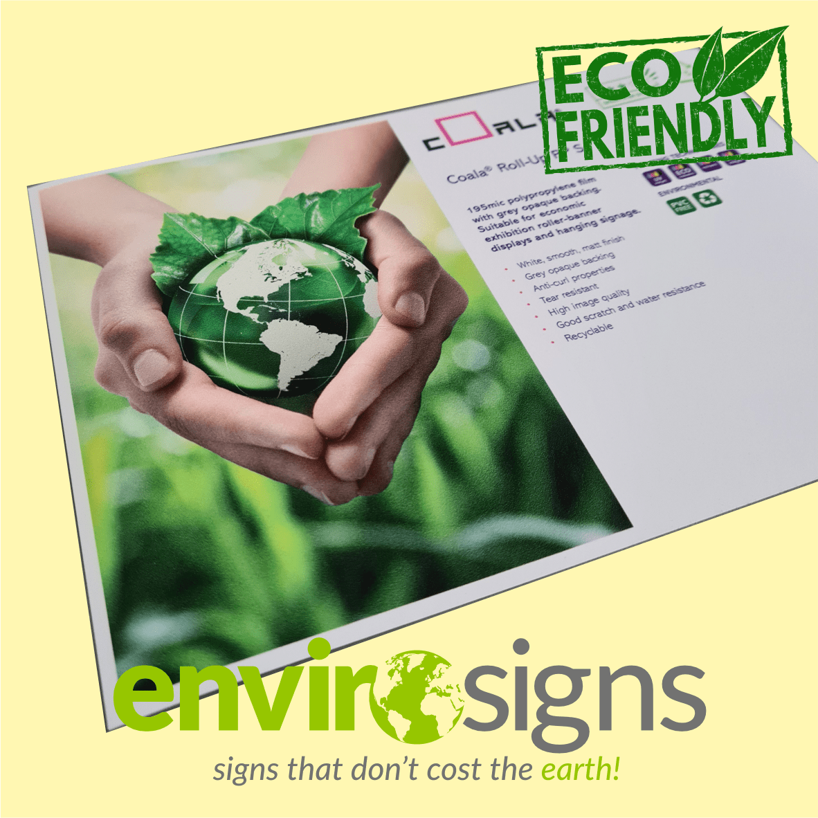 Supreme Polypropylene Outdoor Eco Poster Digiprint Nettl