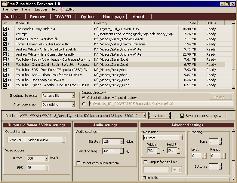 Free Zune Video Converter 1.1 Software Digital Digest