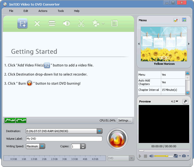 ImTOO Video to DVD Converter 6.2.1.0321 Software Digital Digest