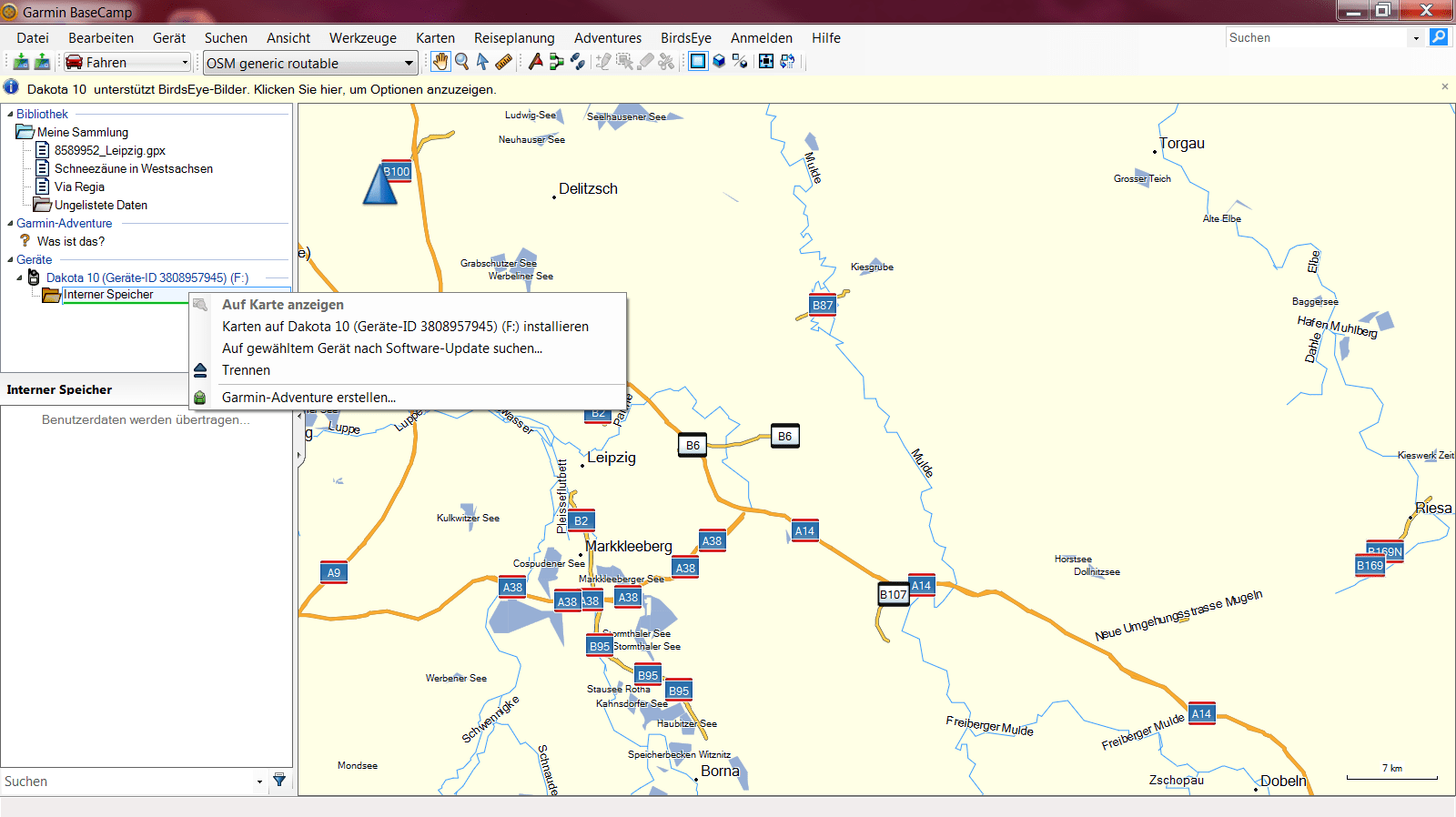 Using Garmin BaseCamp for Trip Planning