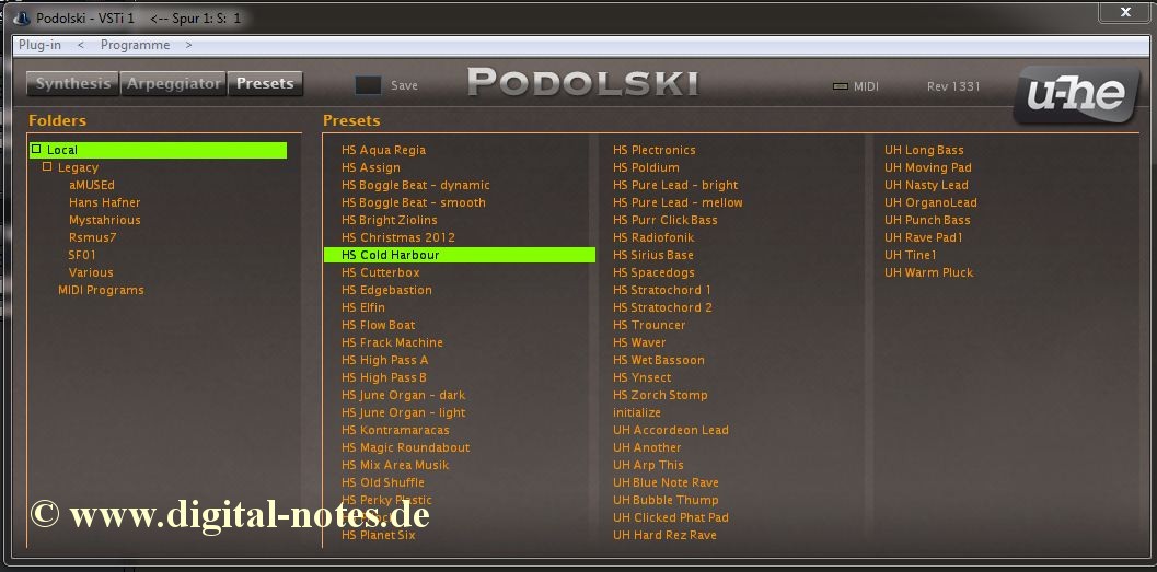 Podolski von UHe www.digitalnotes.de