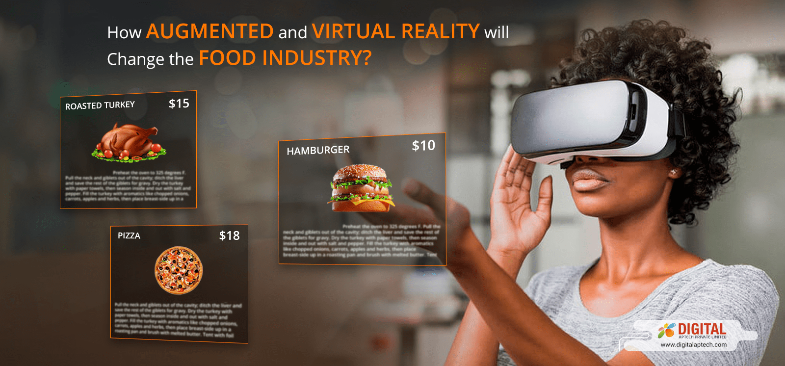 How Augmented and Virtual Reality is Changing the Food Industry? DAPL