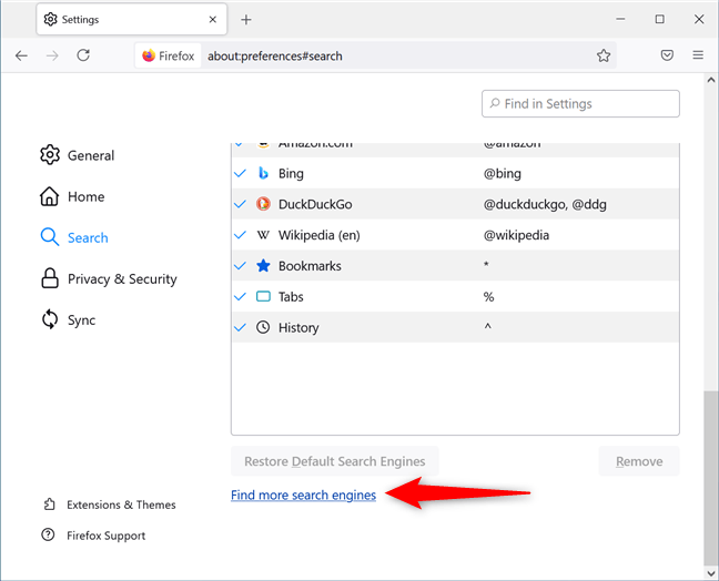 How to change the default Firefox search engine Digital Citizen